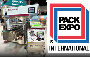 Matrix Packaging shows SealScope®, in-line 100% seal inspection at PACK EXPO Intl. 2024